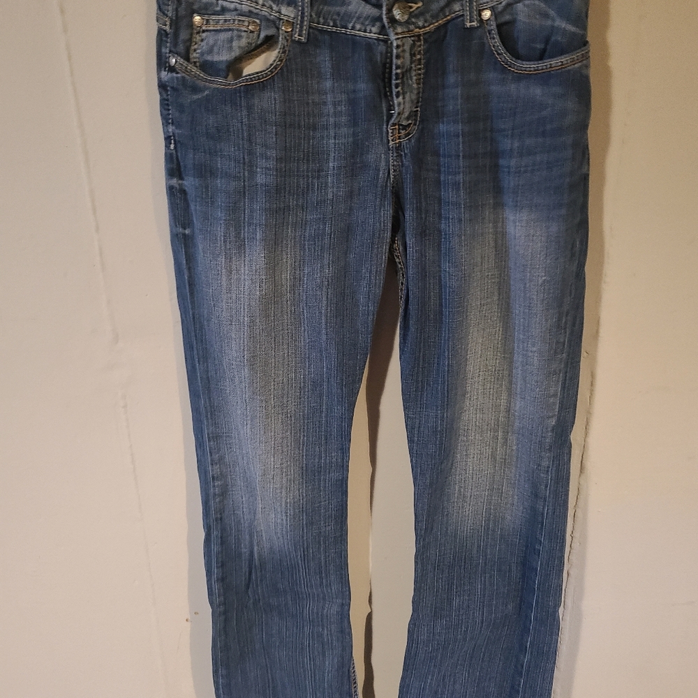 Classic Blue Denim Jeans BKE Culturial Boot